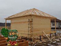 Строительство шатровой крыши